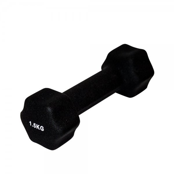 Gymnastik Neoprensternhantel 1,5 kg