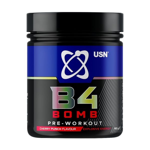 USN B4 Bomb Pre-Workout Powder 180g Dose Cherry Punch