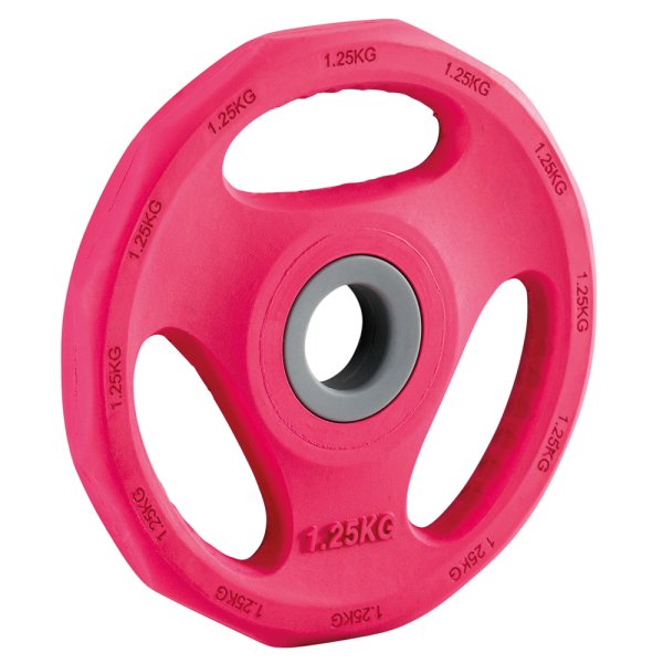 Gummi-Scheiben Ø 30 mm eckig 1,25 kg (Pink)