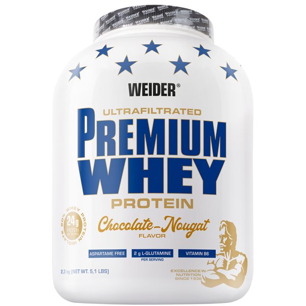 WEIDER® Premium Whey Protein 2,3kg Chocolate Nougat