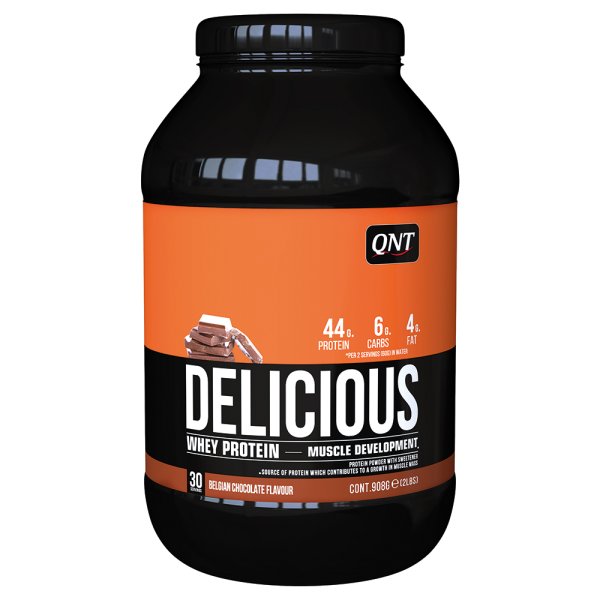 QNT® Delicious Whey Protein Belgian Chocolate