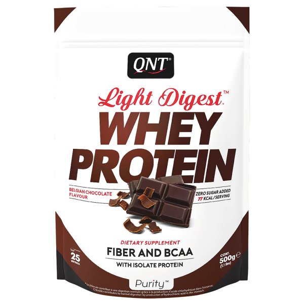 QNT® Light Digest Whey Protein Belgian Chocolate