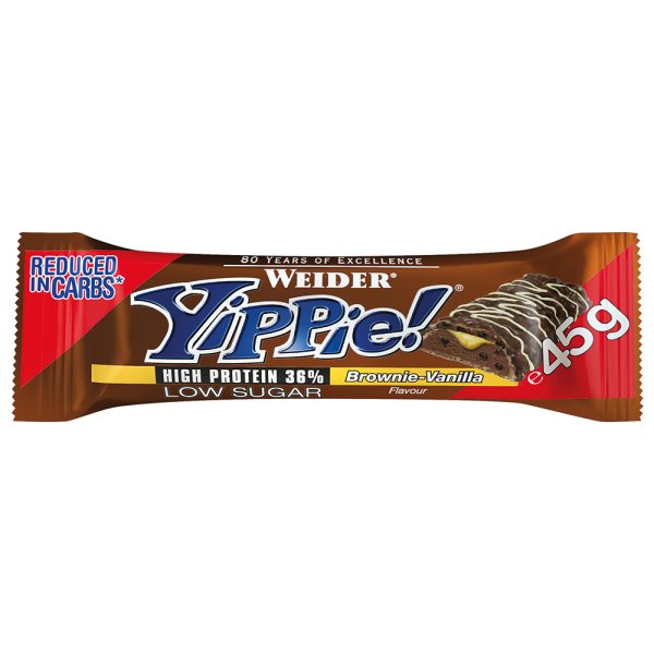 WEIDER® Yippie! Bar 45g Brownie Vanilla