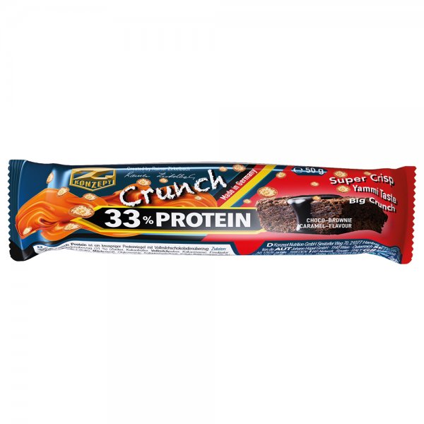Z-KONZEPT® 33% Crunch Protein Bar Choco Brownie Caramel