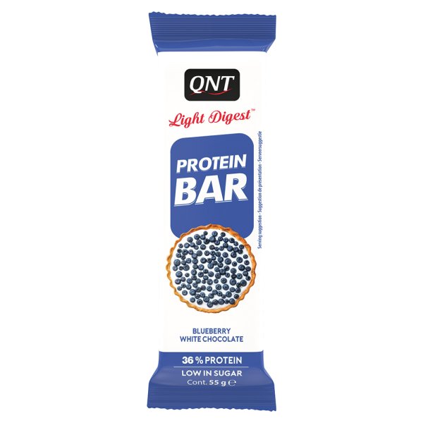QNT® Light Digest Protein Bar Blueberry White Chocolate