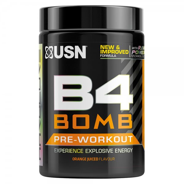 Pre-Workout Booster B4 Bomb Orange Juiced