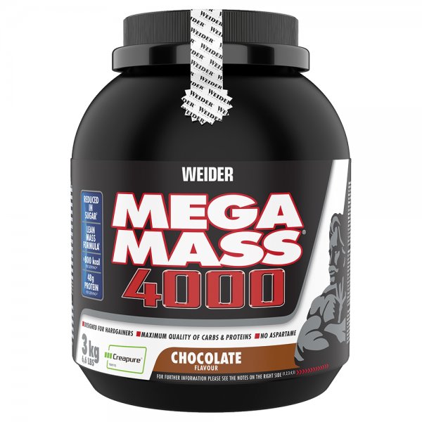 WEIDER® Mega Mass 4000 3kg Chocolate