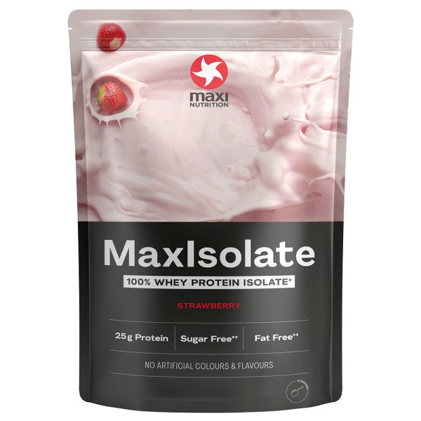 MaxiNutrition® MaxIsolate - 100% Whey Protein Isolate* Strawberry